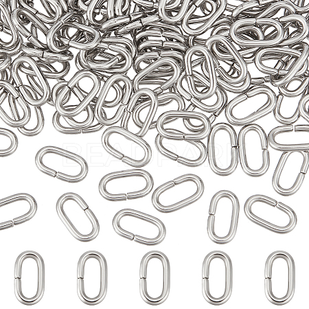 200Pcs 304 Stainless Steel Linking Rings STAS-UN0060-35-1