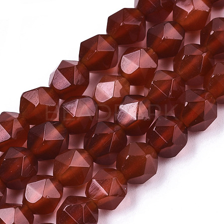 Natural Carnelian Beads Strands G-N328-035C-01-1