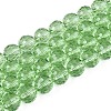 Transparent Glass Bead Strands GLAA-R095-8mm-28-1