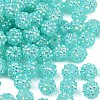 AB-Color Resin Rhinestone Beads RESI-S315-10x12-14-1