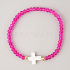 Bohemian Glass Beads Stretch Bracelets KO2121-2-1
