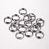 Tarnish Resistant 304 Stainless Steel Split Rings STAS-D438-01-1