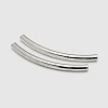 Tube 925 Sterling Silver Beads X-STER-O021-03-20x3mm-1