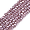 Electroplate Glass Beads Strands LS-EGLA-A044-P1mm-A13-1