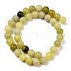 Natural Lemon Jade Beads Strands G-F591-27-8mm-4