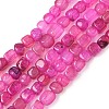 Natural Dragon Veins Agate(Dyed & Heated) Beads Strands G-G177-E14-03-1