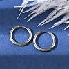 Tarnish Resistant 202 Stainless Steel Huggie Hoop Earrings X-EJEW-F111A-17mm-P-4
