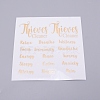 Waterproof Plastic Decorations Stickers DIY-WH0191-03A-1