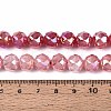 Anti-Tarnish Electroplate Glass Beads Strands GLAA-N064-10mm-09-4