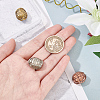 3Pcs 3 Colors Brass Beads FIND-AR0002-31-3
