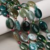 Natural Fire Crackle Agate Beads Strands G-F807-E01-01B-1