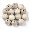 Natural Beech Wood Beads LS-WOOD-T020-01D-1