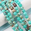 Synthetic Imperial Jasper Dyed Beads Strands G-D077-A01-01C-2