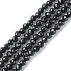 Natural Black Tourmaline Beads Strands G-F748-Y01-01-1