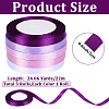 5 Rolls 5 Colors Polyester Ribbon OCOR-CP0001-26C-2