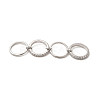 Brass Micro Pave Cubic Zirconia Finger Rings RJEW-P166-12P-01-4