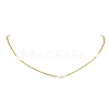 304 Stainless Steel Cable Chain Necklaces with Natural Cultured Freshwater Pearl Beads NJEW-JN06065-3