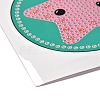 DIY Starfish Pattern Diamond Painting Stickers Kits for Kids DIY-I068-04-3