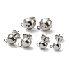 Unicraftale 304 Stainless Steel Stud Earring Findings STAS-UN0012-10-1