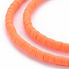 Handmade Polymer Clay Bead Strands CLAY-T002-4mm-61-3