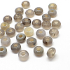 Natural Grey Agate European Large Hole Beads X-G-Q442-05-1