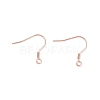 304 Stainless Steel Earring Hooks X-STAS-P221-04RG-2