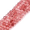 Transparent Glass Beads Strands GLAA-T023-4mm-A13-1