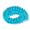 Natural White Jade Imitation Amazonite Beads Strands G-I299-F04-8mm-2