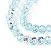 Transparent Glass Beads Strands EGLA-N016-6mm-M-3