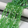 Transparent Glass Beads Strands EGLA-A034-T4mm-MB11-2