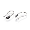 Thai Sterling Silver Earring Hooks STER-G029-75AS-2