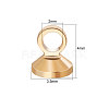 Brass Pendant Bails KK-BC0003-85G-2