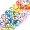 Electroplate Glass Bead Strands GLAA-Z006-01H-1