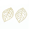 Brass Big Pendants KK-J279-02G-NR-2