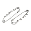 304 Stainless Steel Safety Pins Brooch Findings STAS-K252-05B-P-2