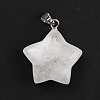 Natural Quartz Crystal Pendants X-G-I319-01P-04-2