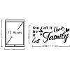 Rectangle with Word PVC Wall Stickers DIY-WH0228-122-2