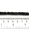 Natural Black Onyx(Dyed & Heated) Beads Strands G-NH0017-A01-01-5