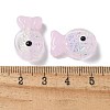 Handmade Foil Lampwork Fish Beads FOIL-Z001-01G-3
