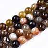Natural Agate Beads Strands G-T131-34A-1