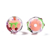Transparent Acrylic Enamel Beads TACR-G040-01F-1