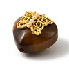 Natural Tiger Eye Beads KK-D262-02G-2
