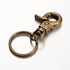 Alloy Keychain Clasp Findings X-KEYC-M018-02AB-NF-1