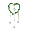 Iron Big Pendant Decorations DJEW-PW0007-09C-1