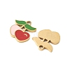 304 Stainless Steel Enamel Charms STAS-R168-02B-G-2