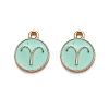 Alloy Enamel Pendants ENAM-S124-01A-15A-1