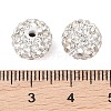 Polymer Clay Rhinestone Beads X-RB-N006-70-2
