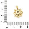 Brass Micro Pave Cubic Zirconia Rotating Pendants KK-M323-01D-G-3