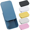 6Pcs Slide Top Tinplate Trinket Storage Boxes CON-SP0001-23B-1