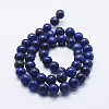 Natural Lapis Lazuli Beads Strands G-P348-01-12mm-2